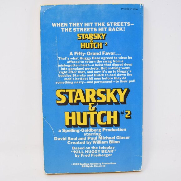 Starsky & Hutch 2 Kill Huggy Bear Paperback 1976 1st Edition 3rd Printing Blinn - Picture 2 of 11
